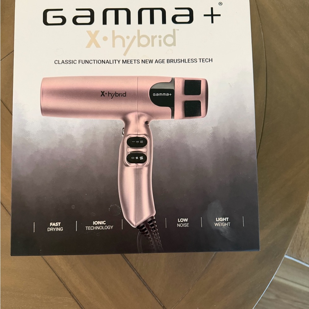 X-hybrid Pink Hair Dryer - Lightweight Fast Drying